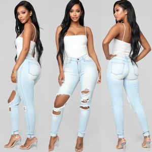 Fashion Nova “Beach Bum” Jeans